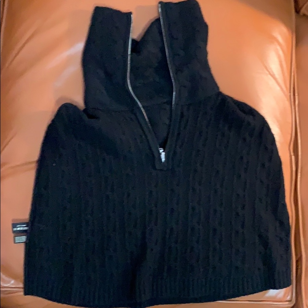 Ralph Lauren medium black label cashmere caplet - Picture 5 of 6